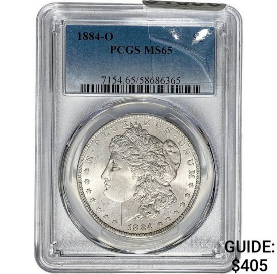 1884-O Morgan Dollar PCGS MS65 SILVER