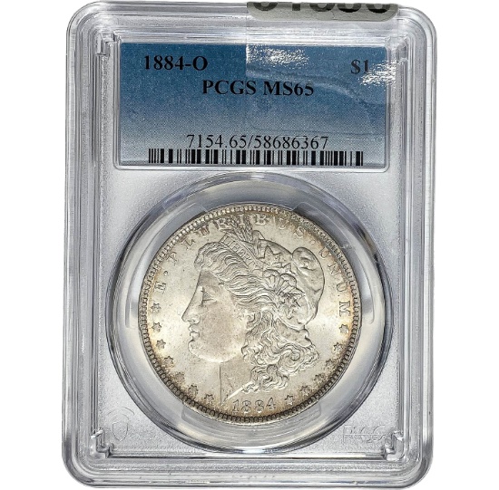 1884-O Morgan Dollar PCGS MS65 SILVER