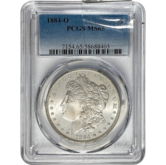 1884-O Morgan Dollar PCGS MS65 SILVER