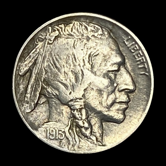 1913-D Buffalo Nickel CHOICE AU