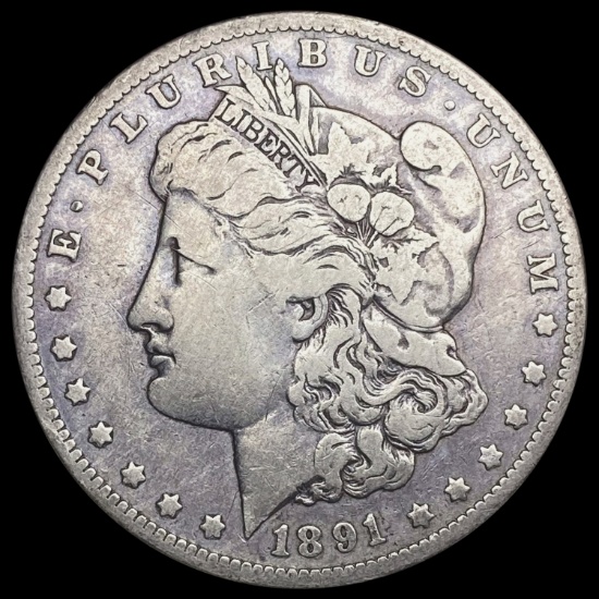 1891-O Morgan Silver Dollar NICELY CIRCULATED
