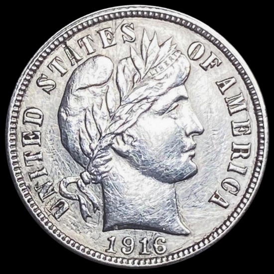 1916-S Barber Dime CLOSELY UNCIRCULATED