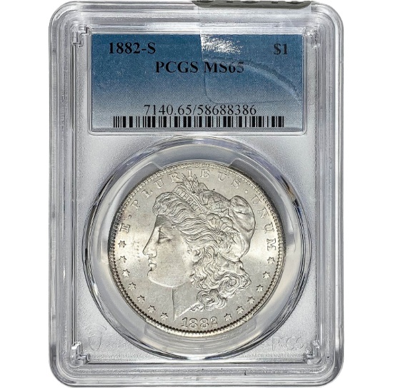 1882-S Morgan Dollar PCGS MS65 SILVER