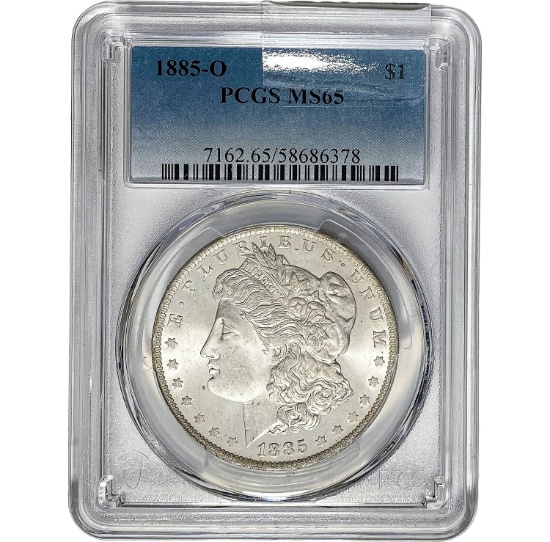 1885-O Morgan Dollar PCGS MS65 SILVER
