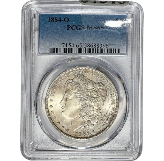 1884-O Morgan Dollar PCGS MS65 SILVER