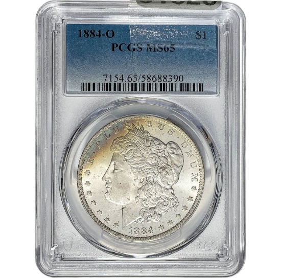 1884-O Morgan Dollar PCGS MS65 SILVER