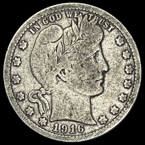 1916 Barber Quarter NICELY CIRCULATED