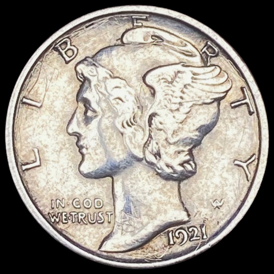 1921-D Mercury Dime LIGHTLY CIRCULATED