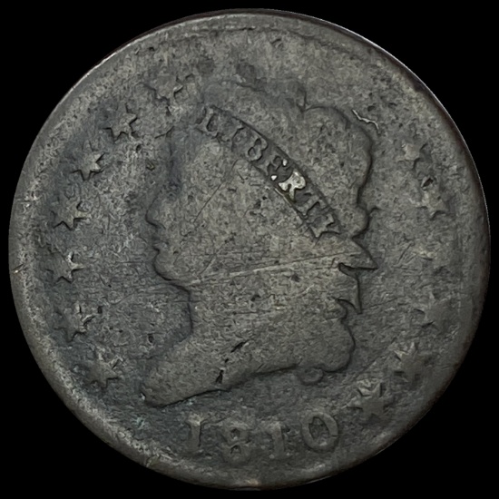 1810 Classic Head Large Cent LIGHTLY CIRCULATED