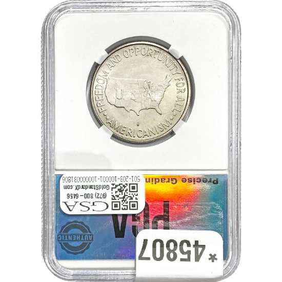 1954-S Washington-Carver Half PGA MS65