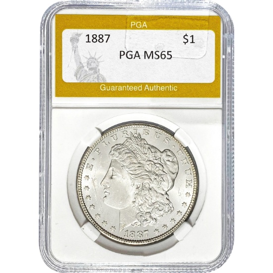 1887 Morgan Dollar PGA MS65