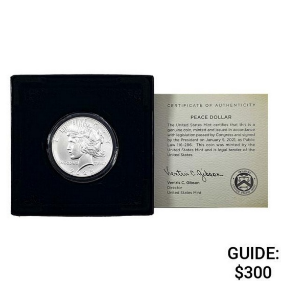 2023-P Silver Peace Dollar