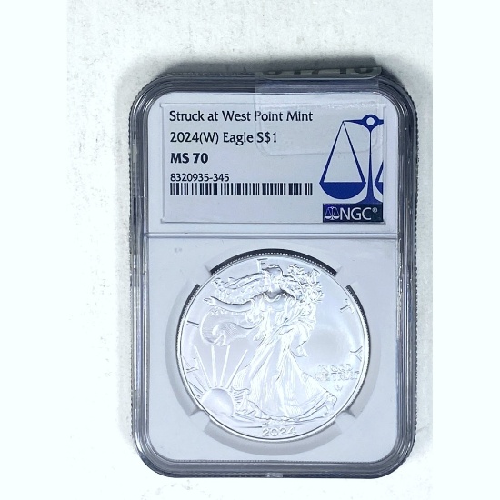 2024(W) Silver Eagle NGC MS70
