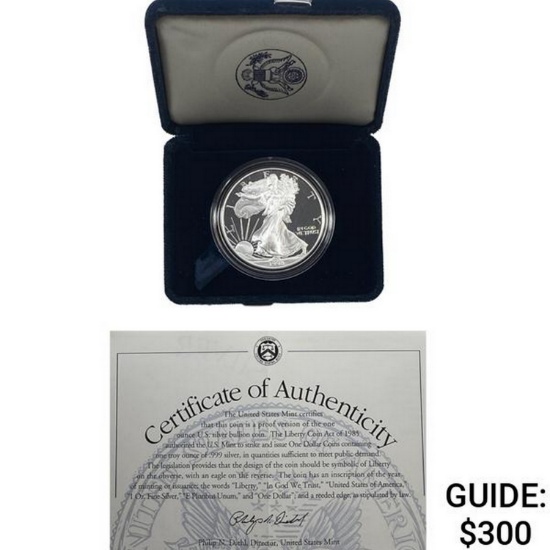 1998-P PROOF Silver Eagle