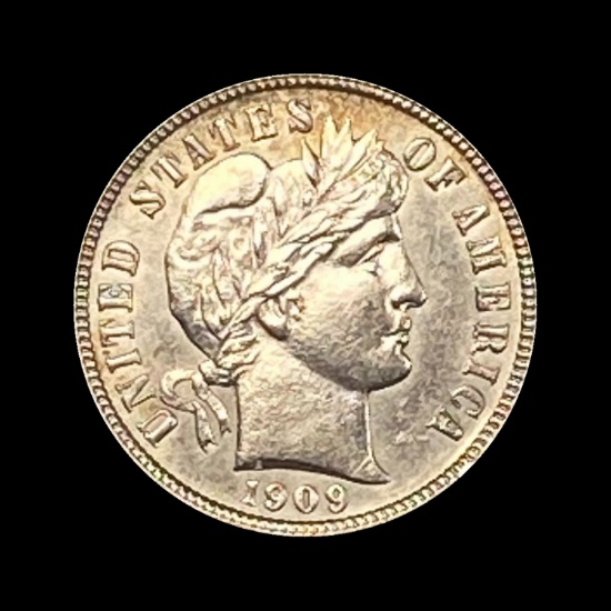 1909-O Barber Dime CHOICE AU