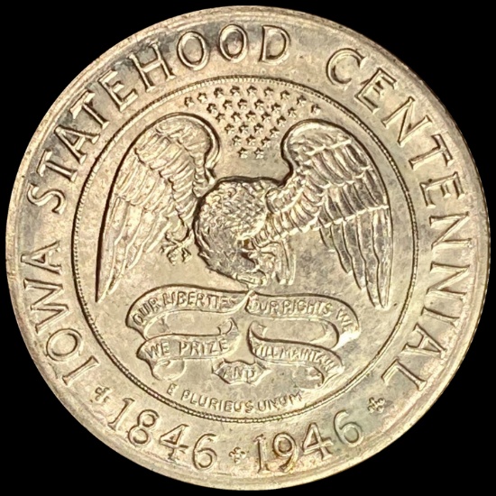 1946 Iowa Centennial Half Dollar UNCIRCULATED