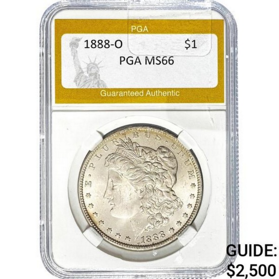 1888-O Morgan Dollar PGA MS66