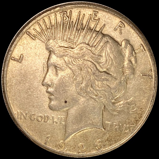 1926-S Peace Dollar CHOICE AU