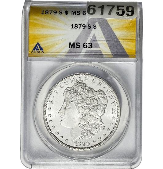1887 Morgan Dollar PCGS MS65 SILVER