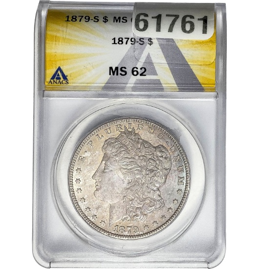 1889-S Morgan Dollar PCC AU55 SILVER