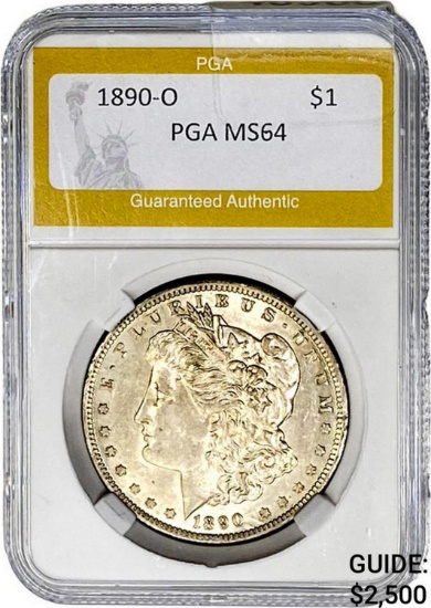 1880-O Morgan Dollar PGA MS64