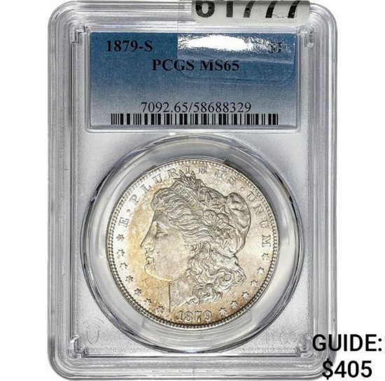 1879-S Morgan Dollar PCGS MS65 SILVER