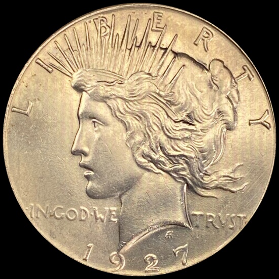 1927 Peace Dollar GEM BU