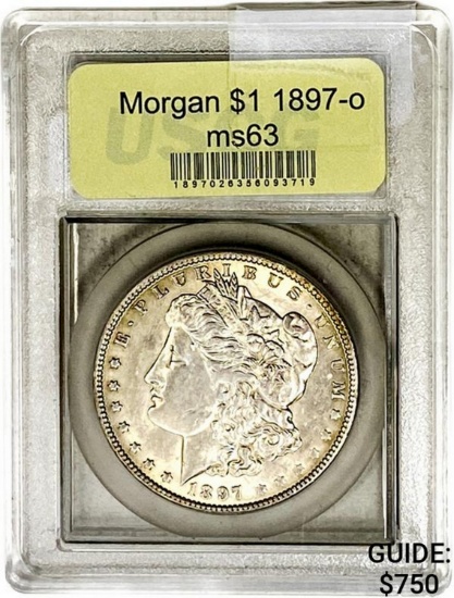1879-O Morgan Silver Dollar ANACS MS63