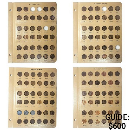1909-2001 Lincoln Cents Album [267] Coins