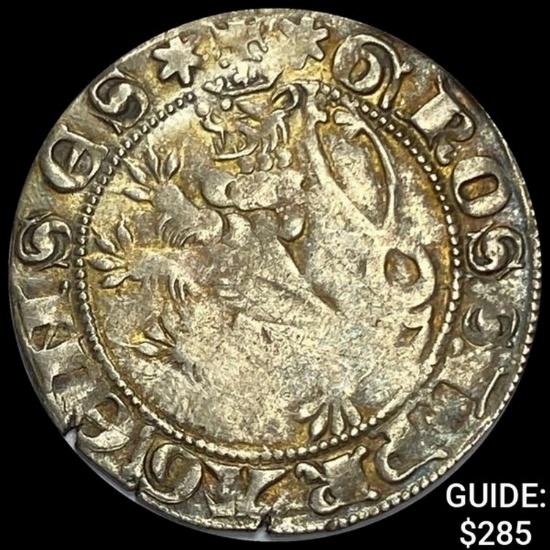 1310-1346 Bohemia Prague Groschen CLOSELY UNCIRCULATED