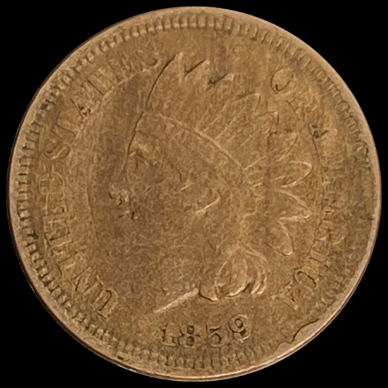 1859 Indian Head Cent CLOSELY UNCIRCULATED