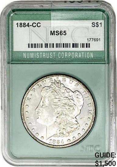 1884-CC Morgan Dollar NGC MS65 SILVER