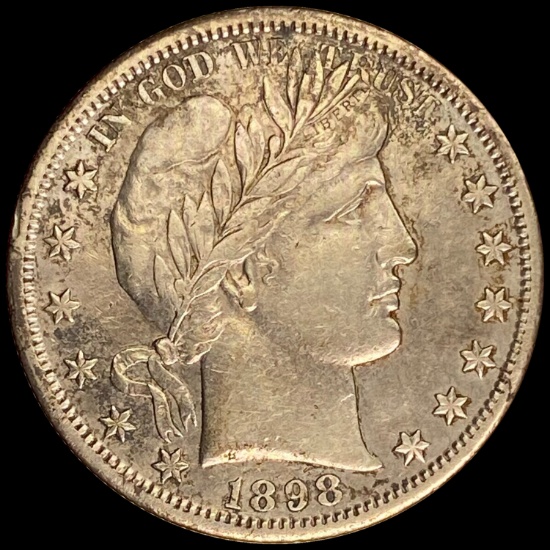 1898-S Barber Half Dollar HIGH GRADE