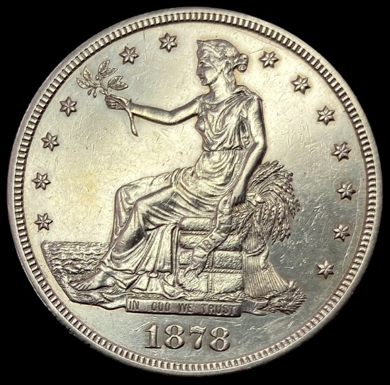 1878-S SILVER Trade Dollar CHOICE BU