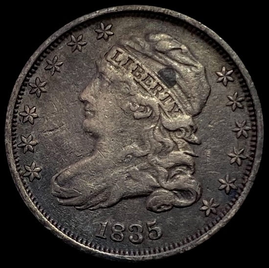 1835 SILVER Capped Bust Dime LIGHTLY CIRCULATED