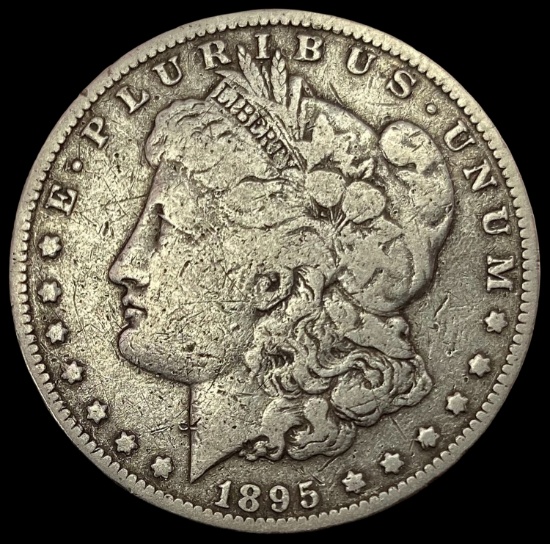 1895-O SILVER Morgan Dollar NICELY CIRCULATED