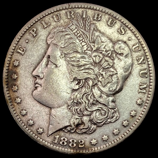 1882-CC SILVER Morgan Dollar CLOSELY UNCIRCULATED