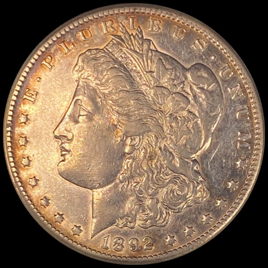 1892-CC Morgan Silver Dollar ABOUT UNCIRCULATED
