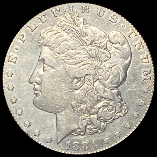1884-S Morgan Silver Dollar ABOUT UNCIRCULATED