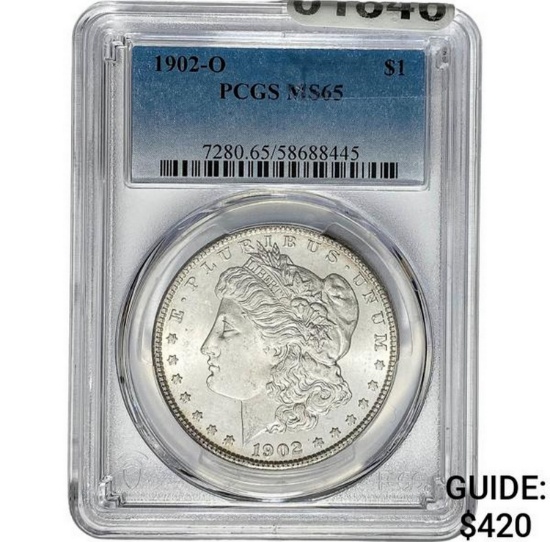1902-O Morgan Dollar PCGS MS65 SILVER