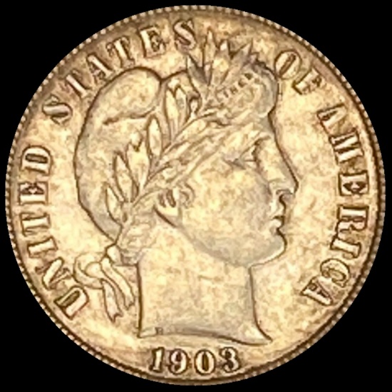 1903 Barber Dime CLOSELY UNCIRCULATED