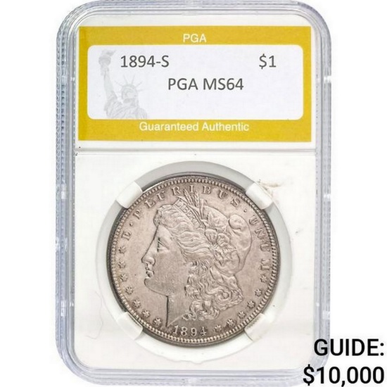 1894-S Morgan Dollar PGA MS64  MS64