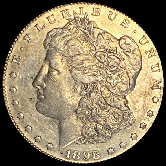 1898-S Morgan Silver Dollar ABOUT UNCIRCULATED