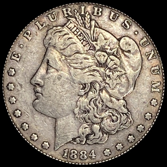 1884-S Morgan Silver Dollar LIGHTLY CIRCULATED