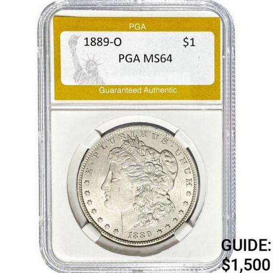 1889-O Morgan Dollar PGA MS64  MS64
