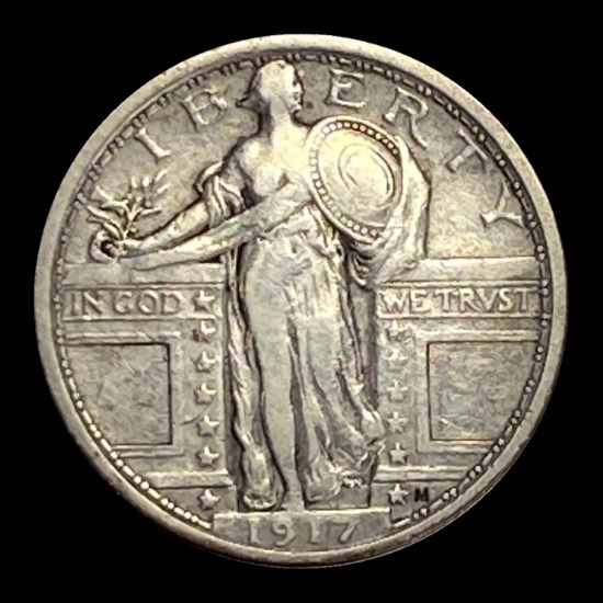 1917 Standing Liberty Quarter LIGHTLY CIRCULATED