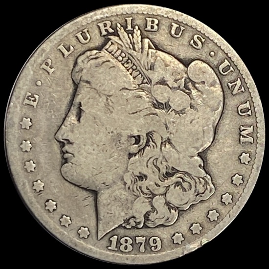 1879-CC Morgan Silver Dollar LIGHTLY CIRCULATED