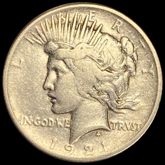 1921 Silver Peace Dollar LIGHTLY CIRCULATED