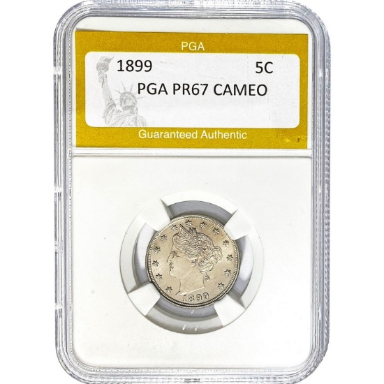 1899 Liberty Head Nickel PGA PR67 CAMEO  PR67