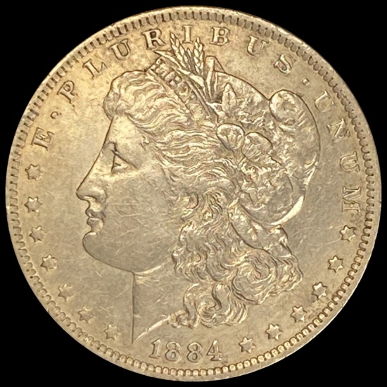 1884-O Silver Morgan Dollar ABOUT UNCIRCULATED